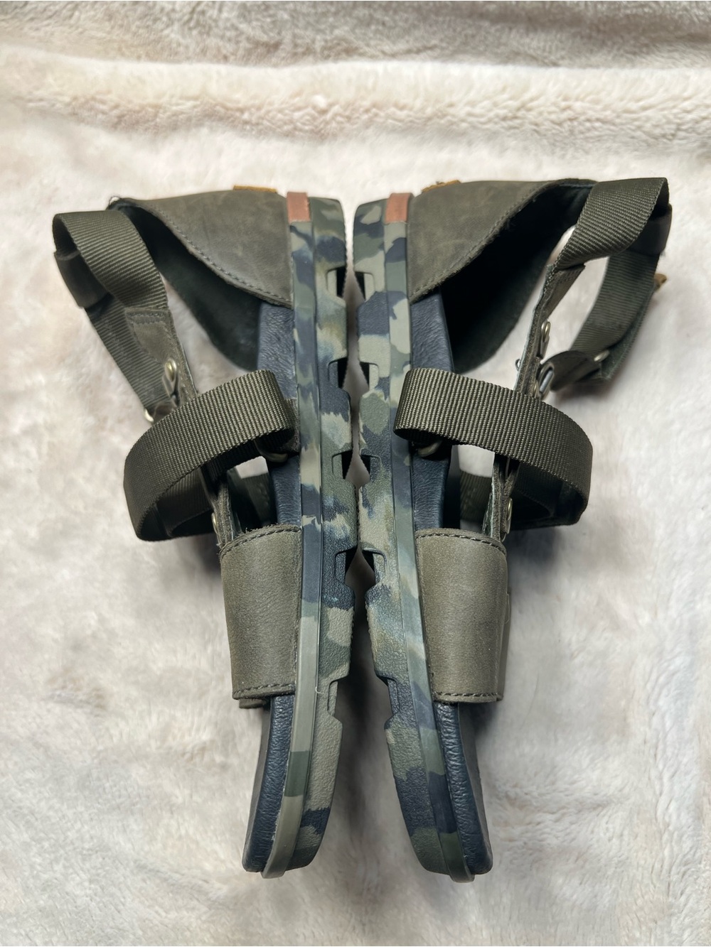 Sorel Torpeda Carly Nori Camo Gladiator Sandals size 7 - Picture 2 of 6